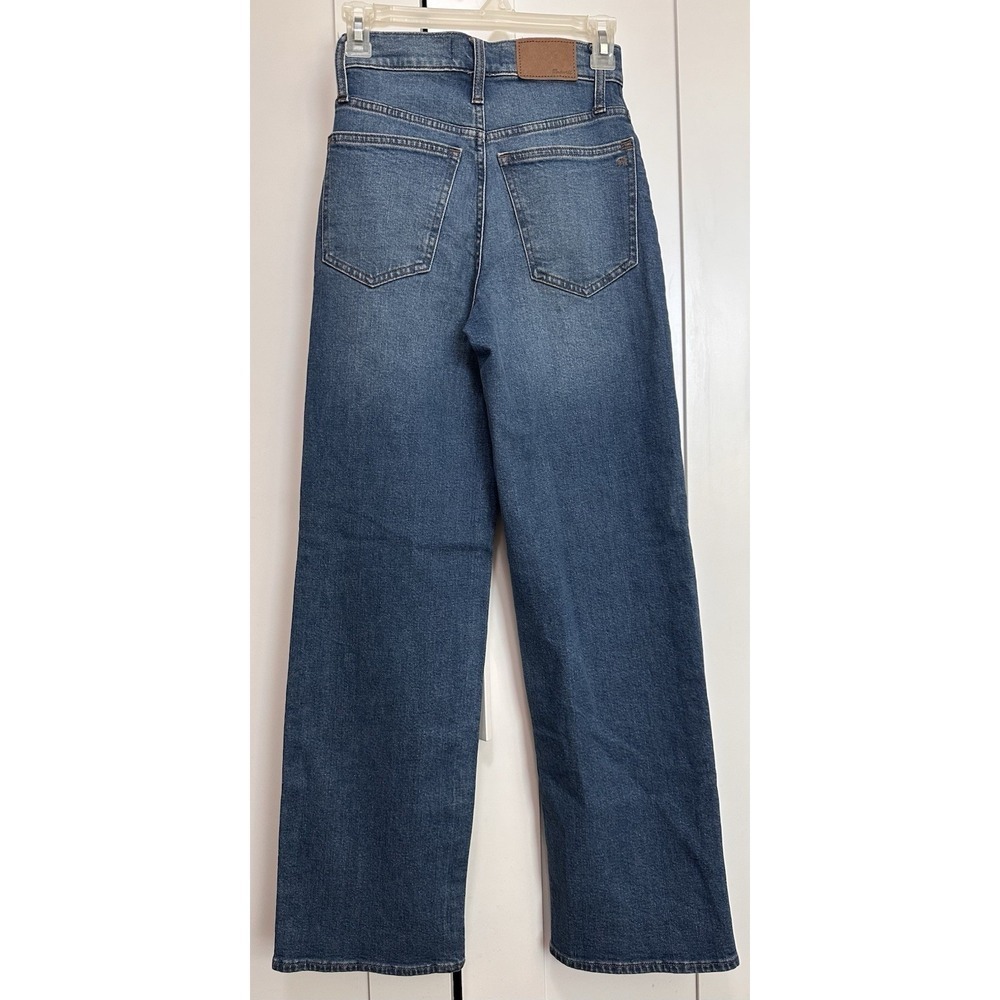 Madewell Women's Blue  The Perfect Vintage Wide-Leg Jeans Size 23 - Picture 10 of 13